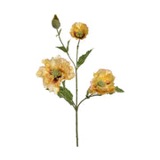 Sárga színű mű pipacs virág.