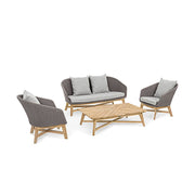 Prémium kategóriás, design teakfa dohányzóasztal