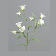 Prémium minőségű, 66 cm magas, élethű, fehér színű, mesterséges mű harangvirág