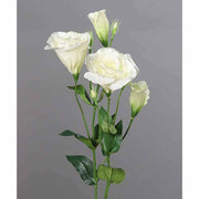 68 cm magas, fehér színárnyalatú mesterséges liziantusz művirág 