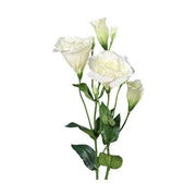 68 cm magas, fehér színárnyalatú mesterséges liziantusz művirág 