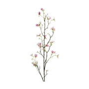 100 cm magas, élethű, apró rózsaszín színű virágú mű hétfiúvirágcserje