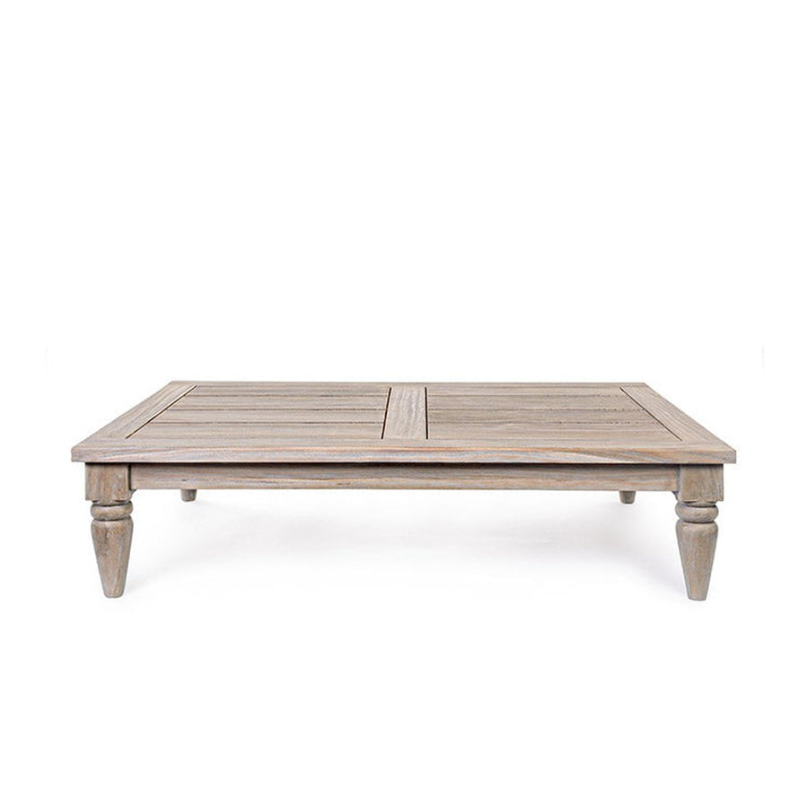 Prémium teakfa kültéri dohányzóasztal. Homokfúvással és antikolt vízbázisú festékkel kezelve.