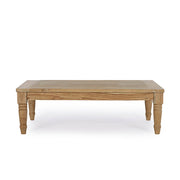 Prémium kategóriás, orientál stílusú teakfa dohányzóasztal.