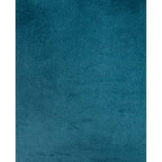 2 db modern retro stílusú, olajkék színű bársonnyal kárpitozott fotel, arany színű fém lábakkal