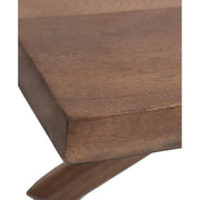 Nagyméretű, 220 cm hosszú és 90 cm széles, tömör trópusi suarfából készült modern skandináv stílusú étkezőasztal