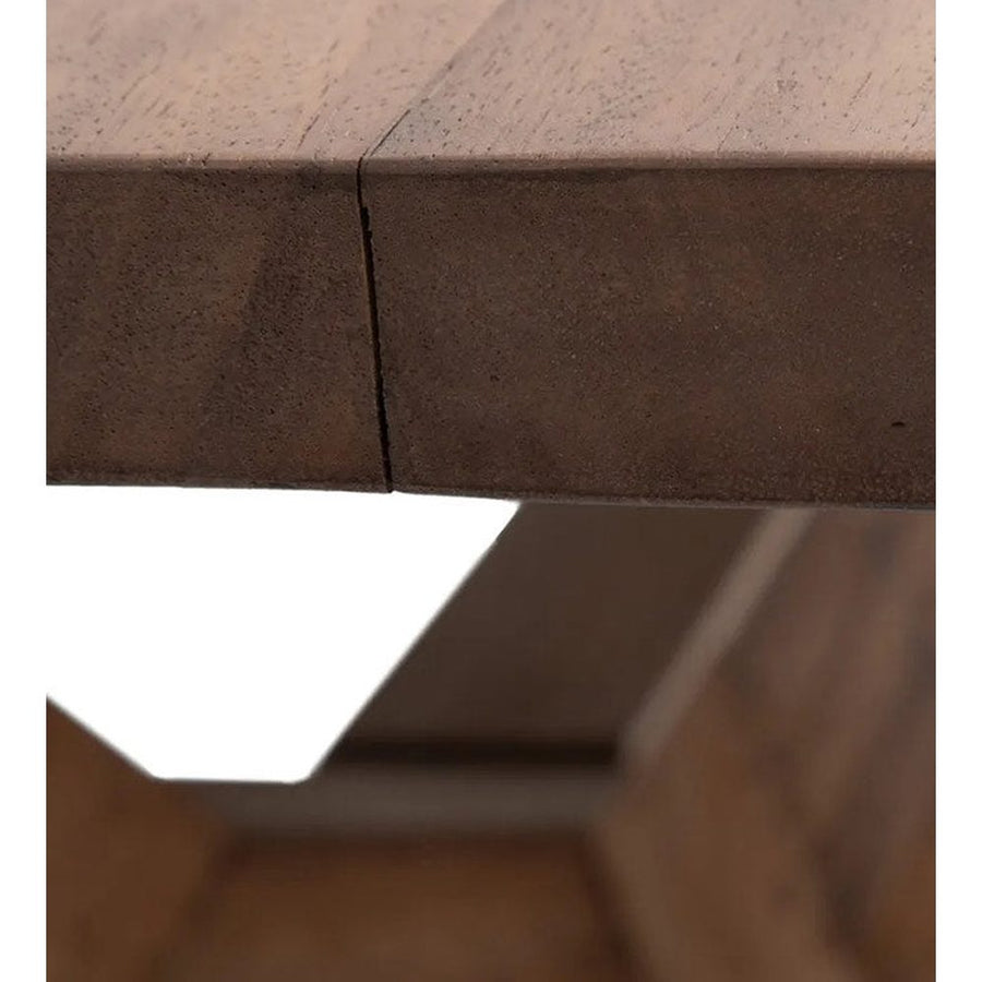 Nagyméretű, 220 cm hosszú és 90 cm széles, tömör trópusi suarfából készült modern skandináv stílusú étkezőasztal