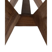 Nagyméretű, 220 cm hosszú és 90 cm széles, tömör trópusi suarfából készült modern skandináv stílusú étkezőasztal