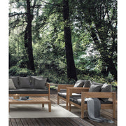 Prémium kategóriás, kortárs keleti stílusú, 120 cm hosszú és 80 cm széles teakfa kerti asztal