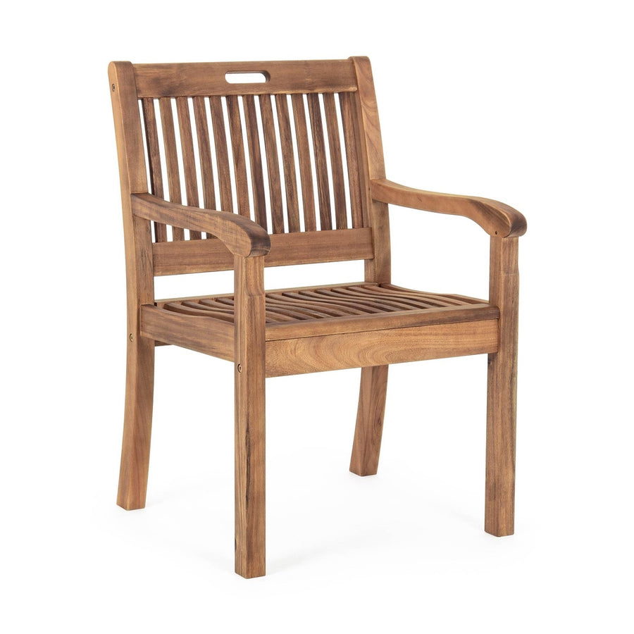 NOEMI natúr akácfa kerti karosszék