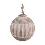 Vintage fa gömb karácsonyfadísz.