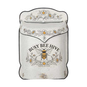 Vintage fém dekor postaláda 39 cm méhecskés  "Old Post"