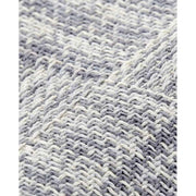 Vintage stílusú pasztell színű csíkos mintás rojtszegélyes pamut pléd