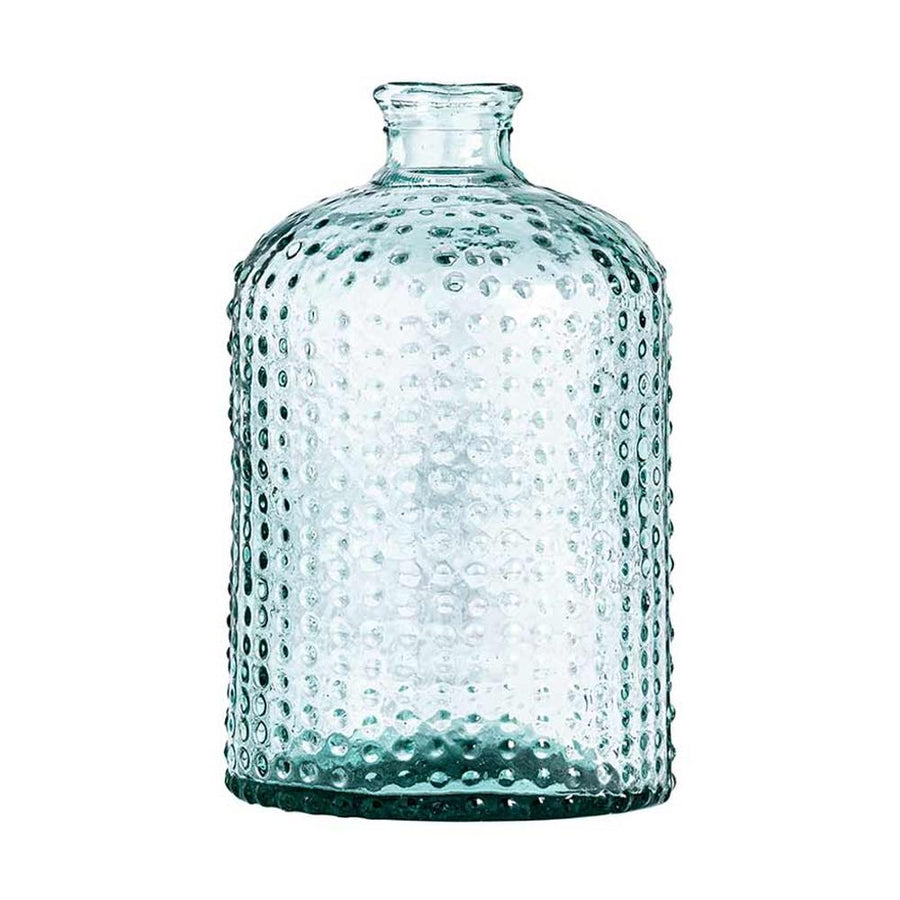 Vintage stílusú, kézműves üvegváza