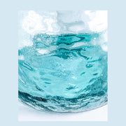 Vintage stílusú, kézműves üvegváza