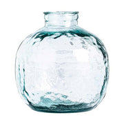 Vintage stílusú, kézműves üvegváza